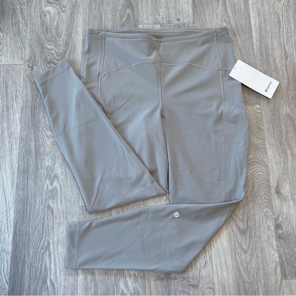 Nwt Lululemon Swift Speed High-Rise Tight 28" Brushed in Gull Grey Size 14 - Picture 1 of 16